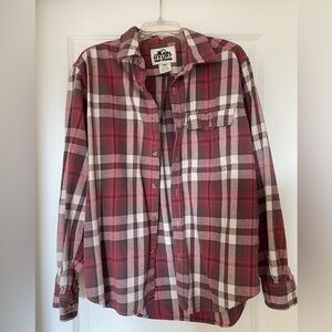 Men's Old Mill Red Flannel Shirt size L